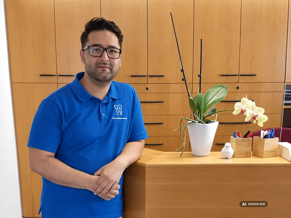 Empfang der Zahnarztpraxis S. Habibi mit Zahnarzt Samiullah Habibi