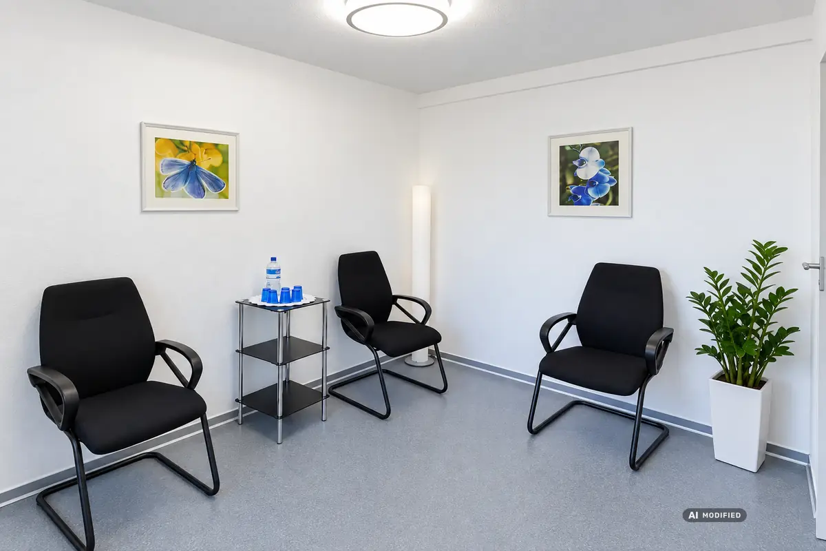Wartezimmer der Praxis
